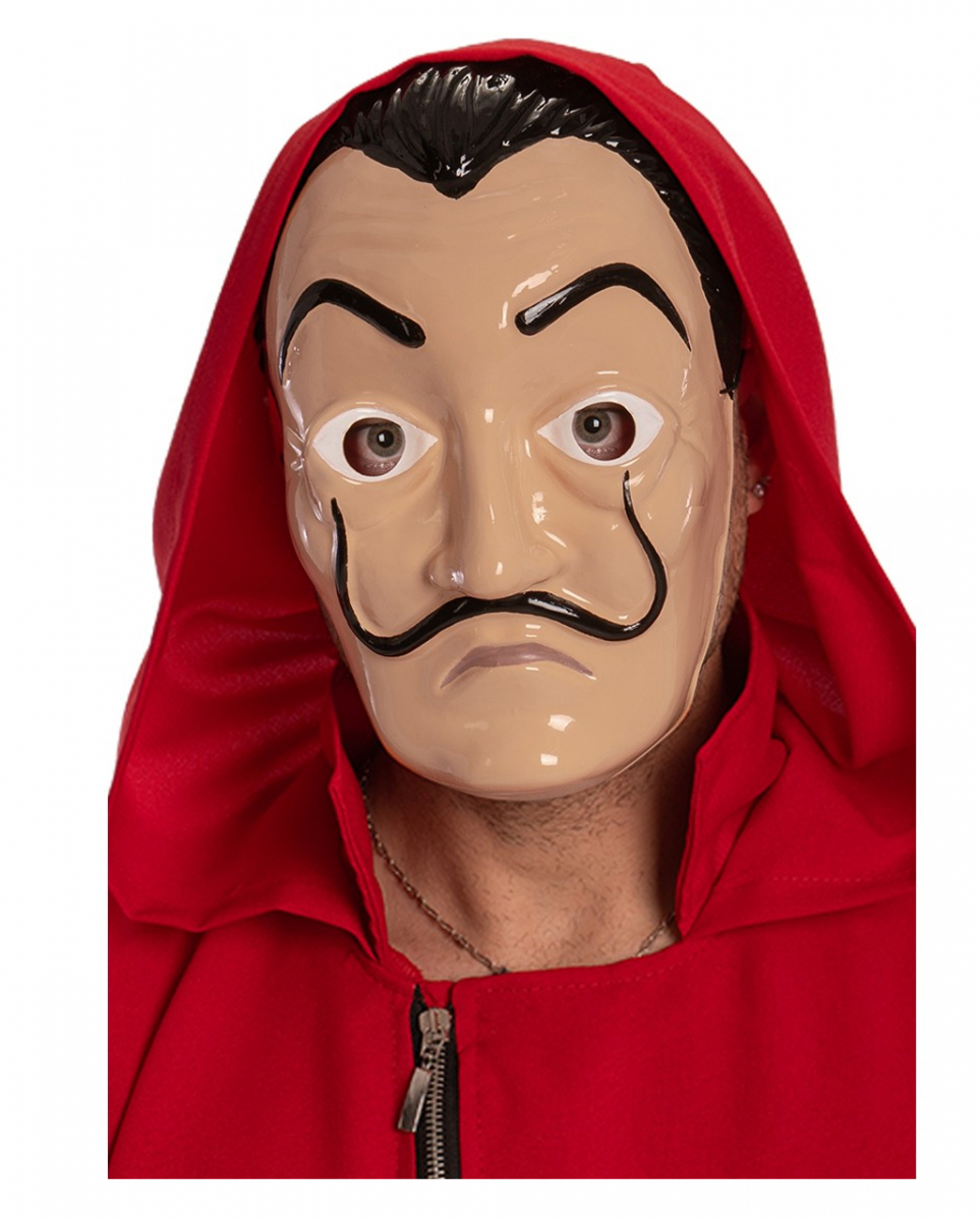 Salvador Dali Maske Money Heist Maske für Fasching von Karneval Universe