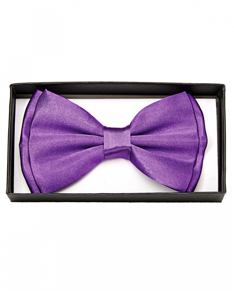 Satin Fliege Deluxe lila für Faschingskostüme von Karneval Universe