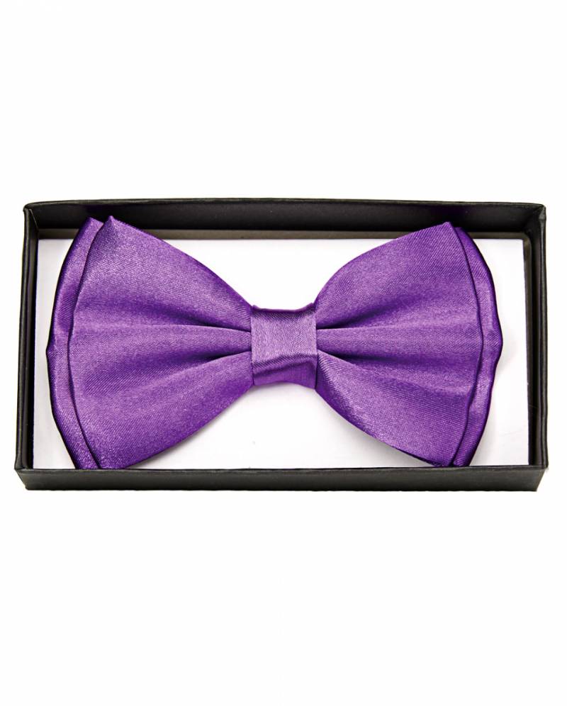 Satin Fliege Deluxe lila für Faschingskostüme von Karneval Universe