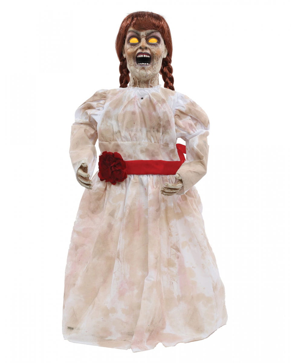 Scary Ghost Girl Halloween Puppe für Halloween von Karneval Universe