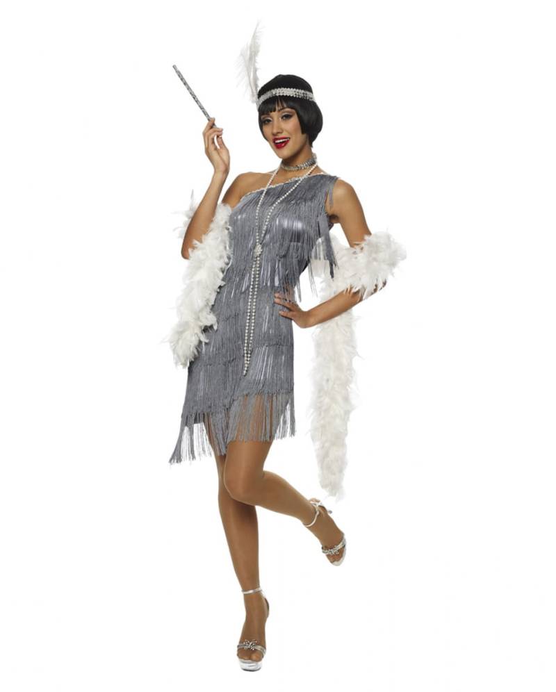 Schimmerndes Flapper Kostüm   20er Jahre Damenkostüm L 44-46 von Karneval Universe
