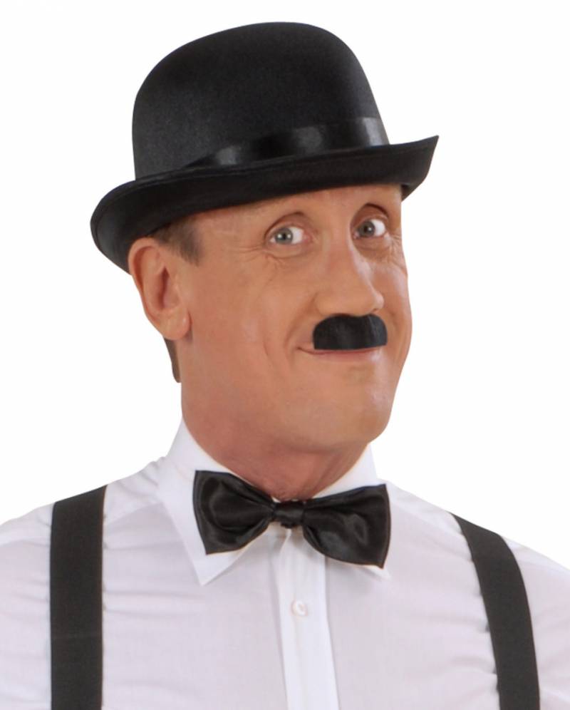 Schnauzbart Charlie Schwarz  Karneval Bart von Karneval Universe
