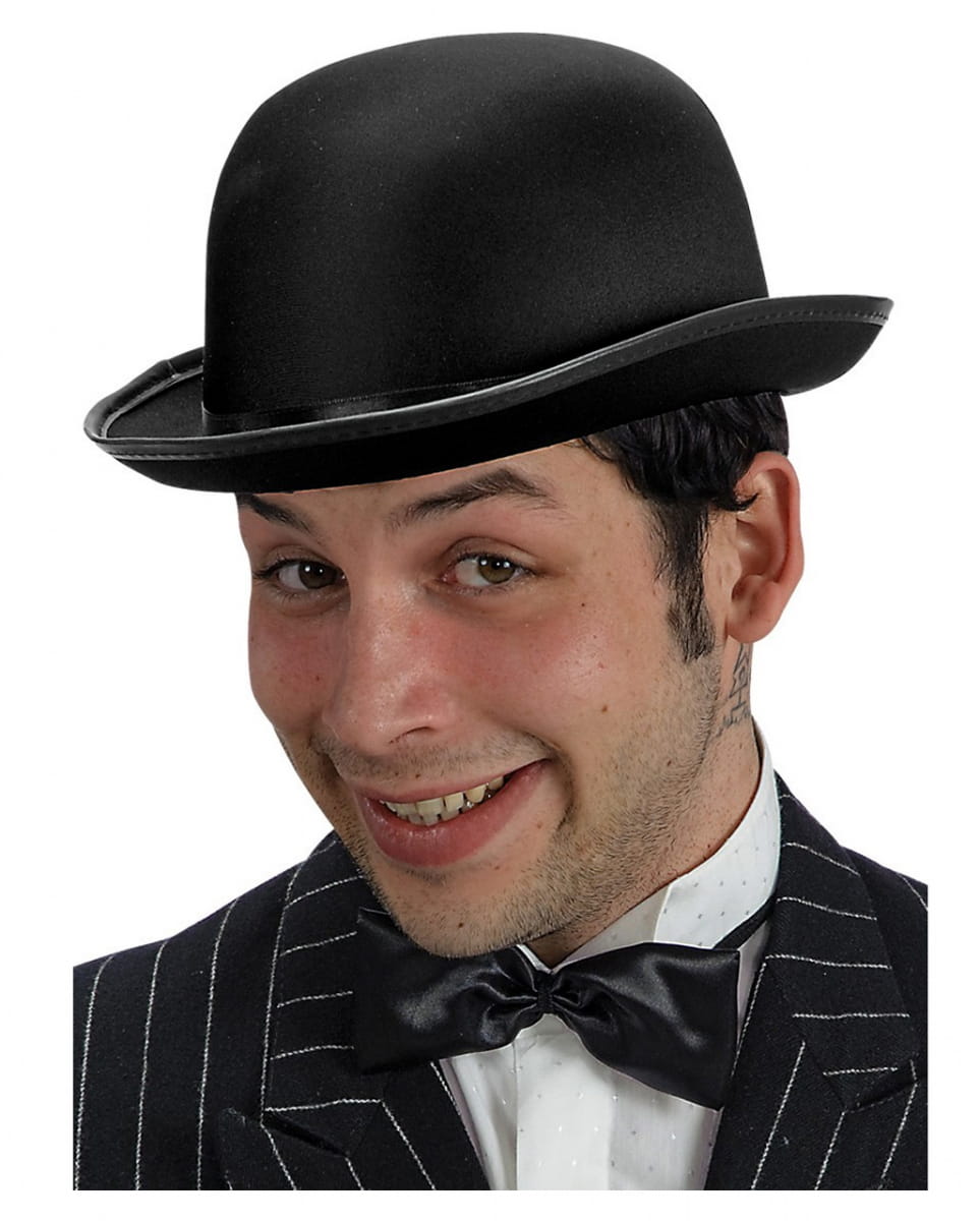 Schwarzer Bowler/ Melone Karnevals Hüte online kaufen von Karneval Universe