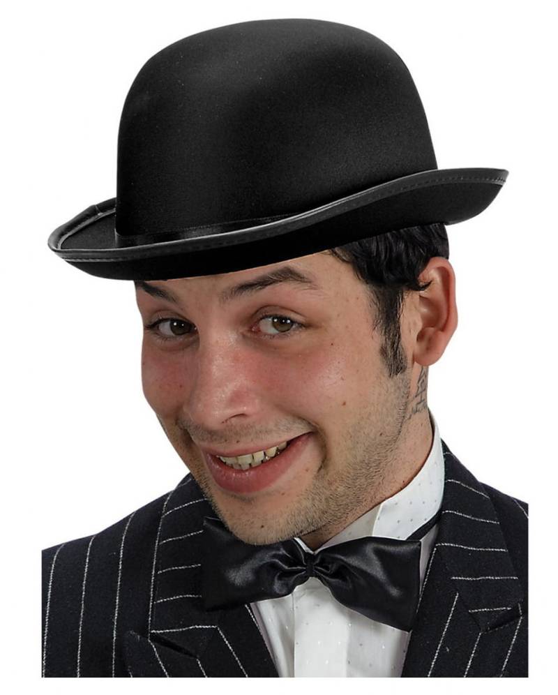 Schwarzer Bowler/ Melone Karnevals Hüte online kaufen von Karneval Universe