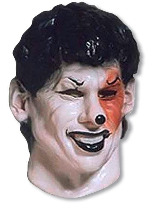 Schwarzer Joker Foamlatex Maske  Halloween Masken kaufen von Karneval Universe