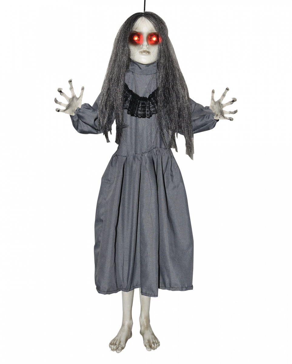 Schwarzes Gothic Mädchen mit leuchtenden Augen Hängefigur 80cm ★ Schwarzes Gothic Mädchen mit leuchtenden Augen Hängefigur 80cm ★ von Karneval Universe