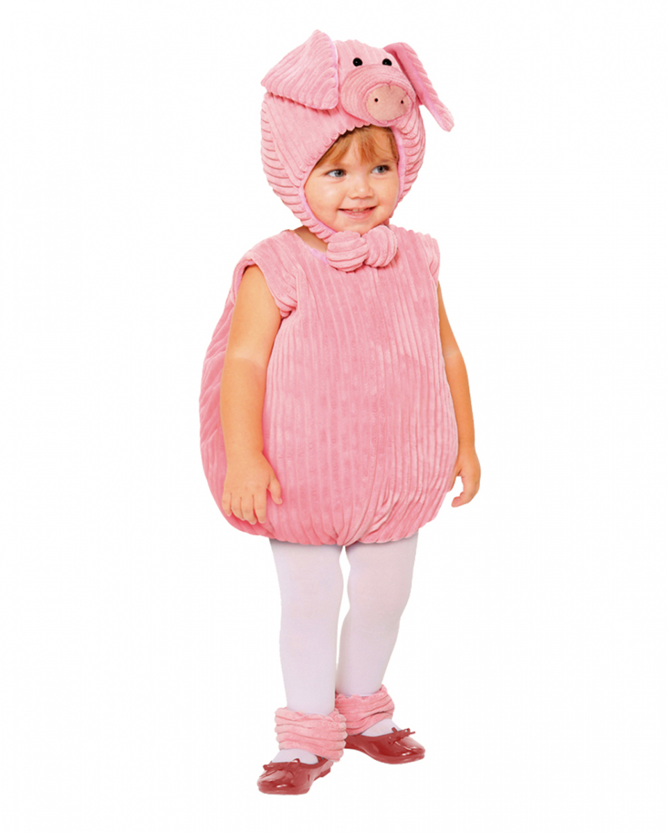 Schweinchen Kostüm Set für Kleinkinder an Fasching 2-4 Jahre von Karneval Universe