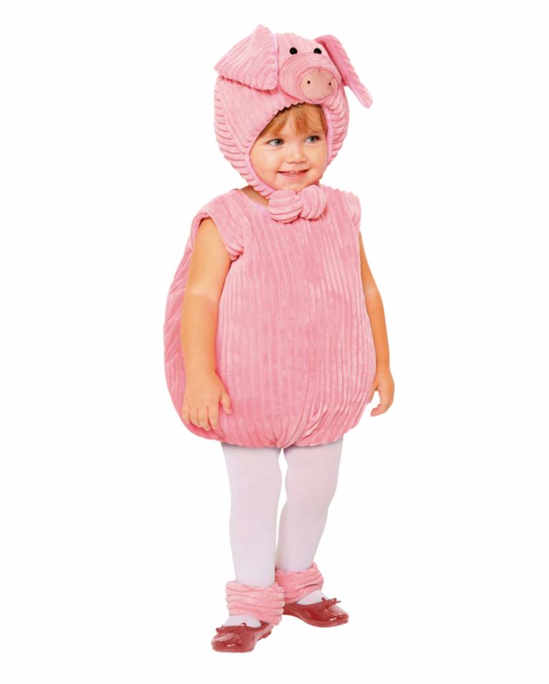 Schweinchen Kostüm Set für Kleinkinder an Fasching 2-4 Jahre von Karneval Universe