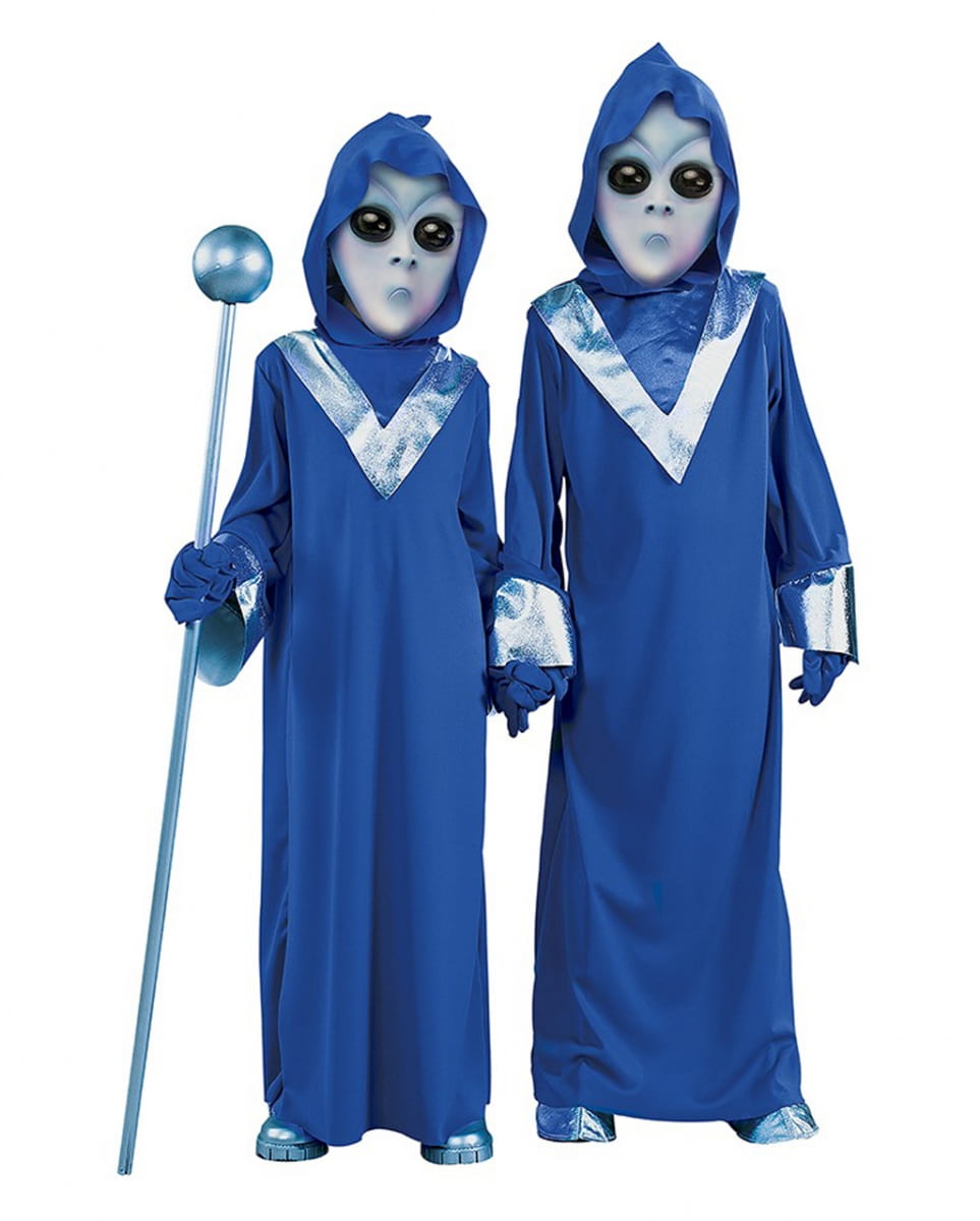 Sci-Fi Alien Kinderkostüm für Fasching! S von Karneval Universe