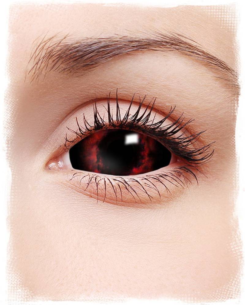 Sclera Kontaktlinsen Red Demon  LARP & Fantasy Kontaktlinsen von Karneval Universe