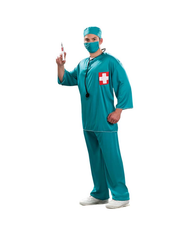 Scrubs OP Arzt Herrenkostüm XL ordern von Karneval Universe