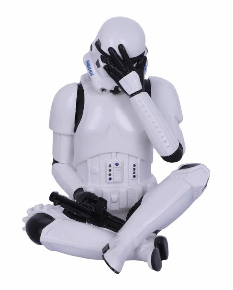 See No Evil Stormtrooper Statue 10cm ★ von Karneval Universe