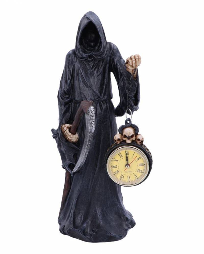 Sensenmann mit Uhr Figur 39,5 cm Reaper Statue von Karneval Universe