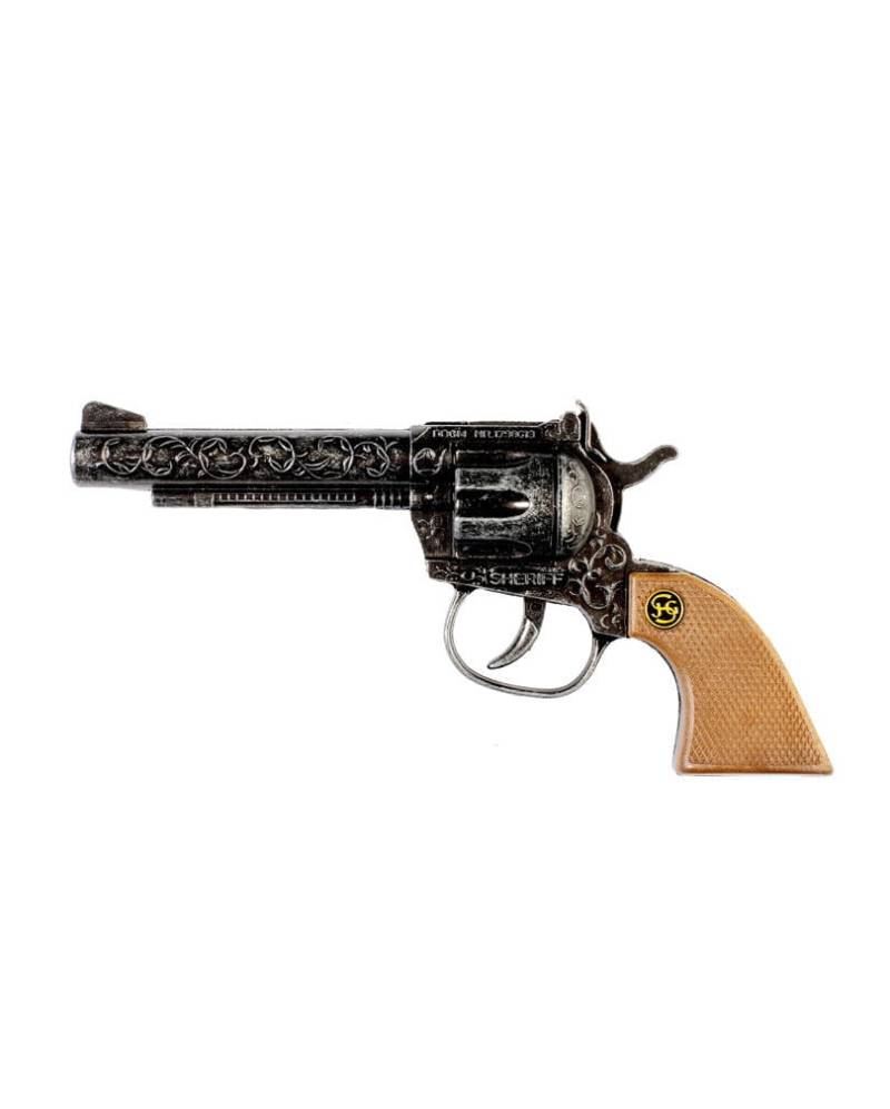 Sheriff Revolver 100 Schuss Spielzeugrevolver von Karneval Universe