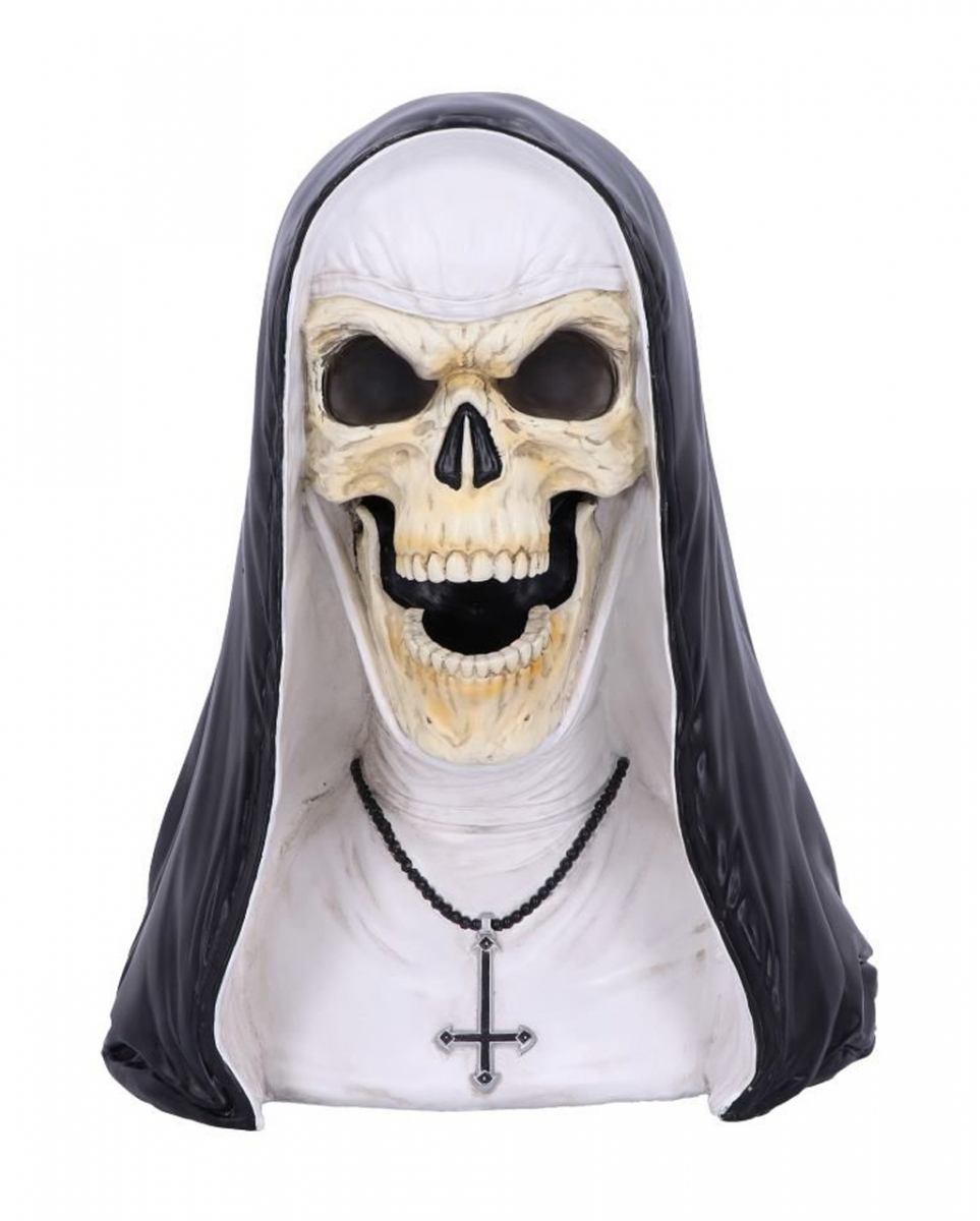 Sister Mortis Skelett Nonnen Statue 29cm ★ von Karneval Universe
