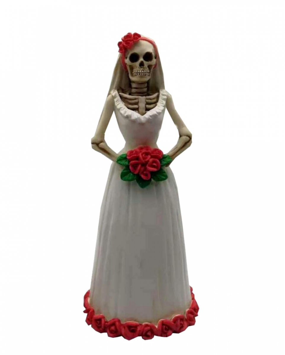 Skelett Braut 15 cm Day of the Dead Figuren von Karneval Universe