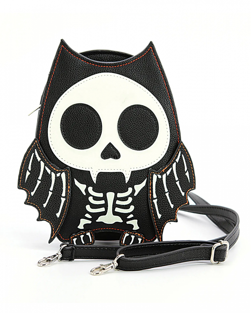 Skelett Fledermaus Handtasche Glow in the Dark ★ von Karneval Universe