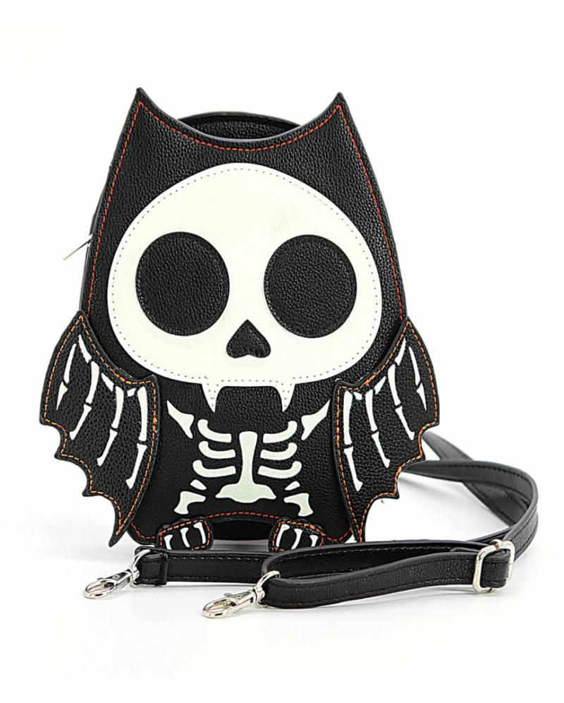 Skelett Fledermaus Handtasche Glow in the Dark ★ von Karneval Universe