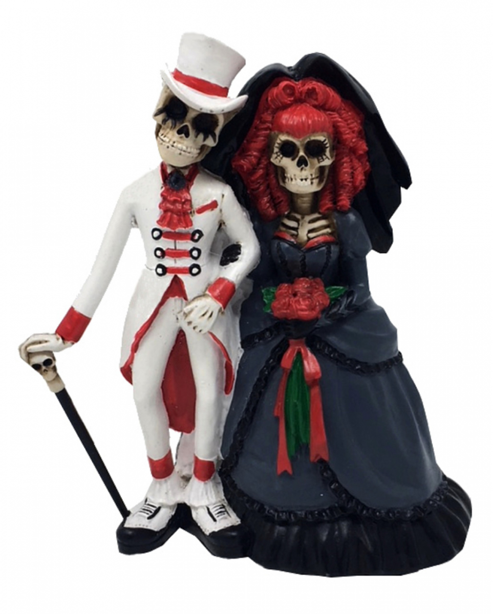 Skelett Gothic Hochzeitspaar 15cm bestellen von Karneval Universe