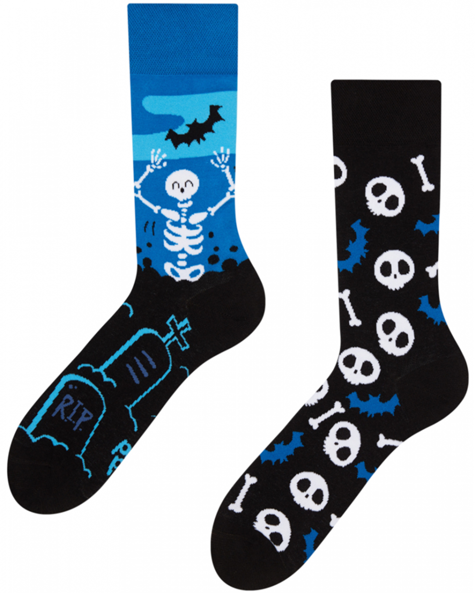 Skelett Halloween Socken ? HIER online kaufen M (EU 39-42) von Karneval Universe