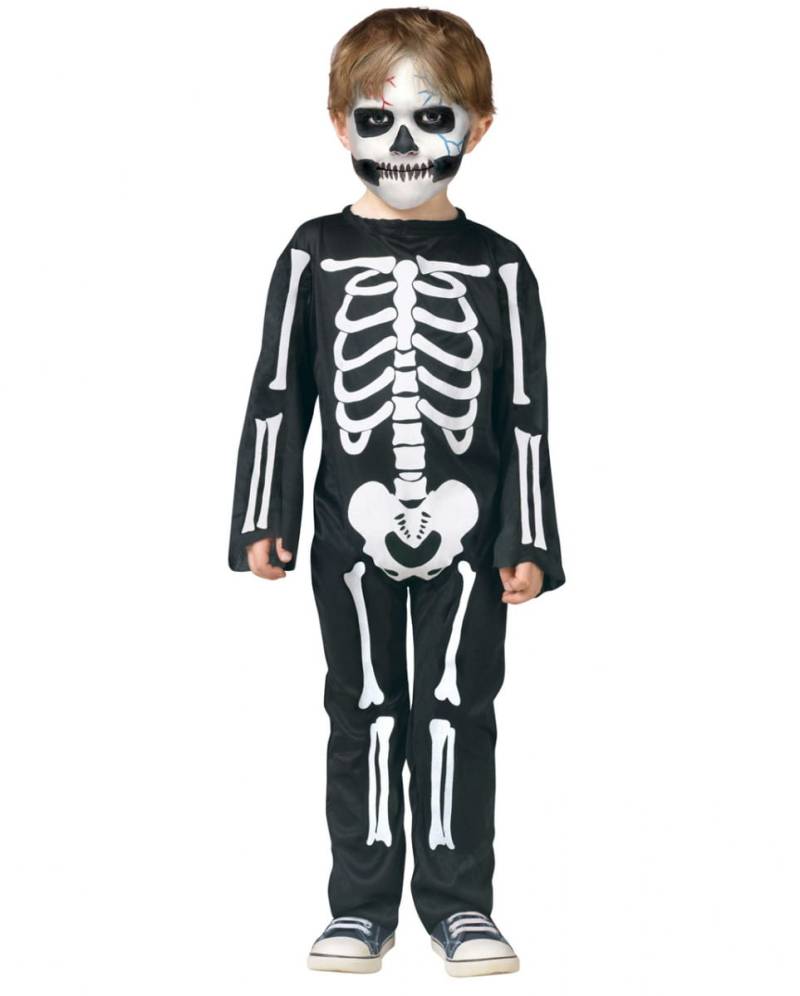 Skelett Kleinkinderkostüm für Fasching & Halloween L von Karneval Universe