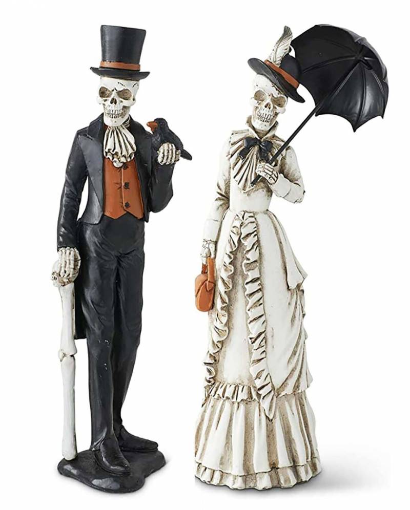 Skelett Lady & Gentleman Figur 33cm ★ von Karneval Universe