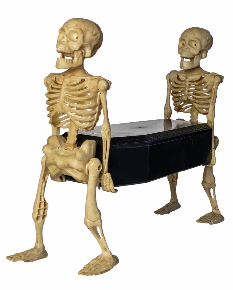 Skelette mit Sarg Animatronic  Halloween Deko von Karneval Universe