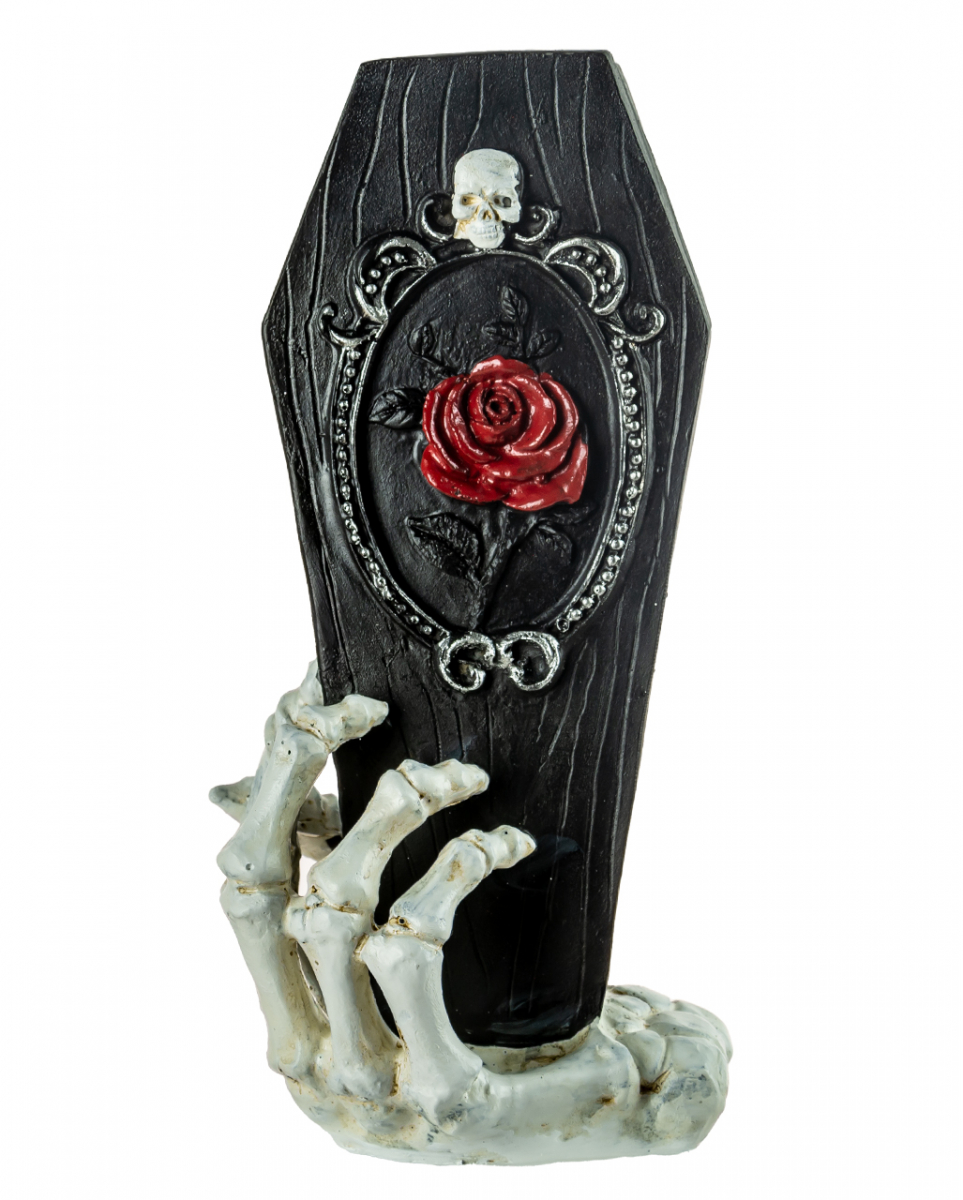 Skeletthand & Sarg Dekofigur 25cm ★ Skeletthand & Sarg Dekofigur 25cm ★ von Karneval Universe