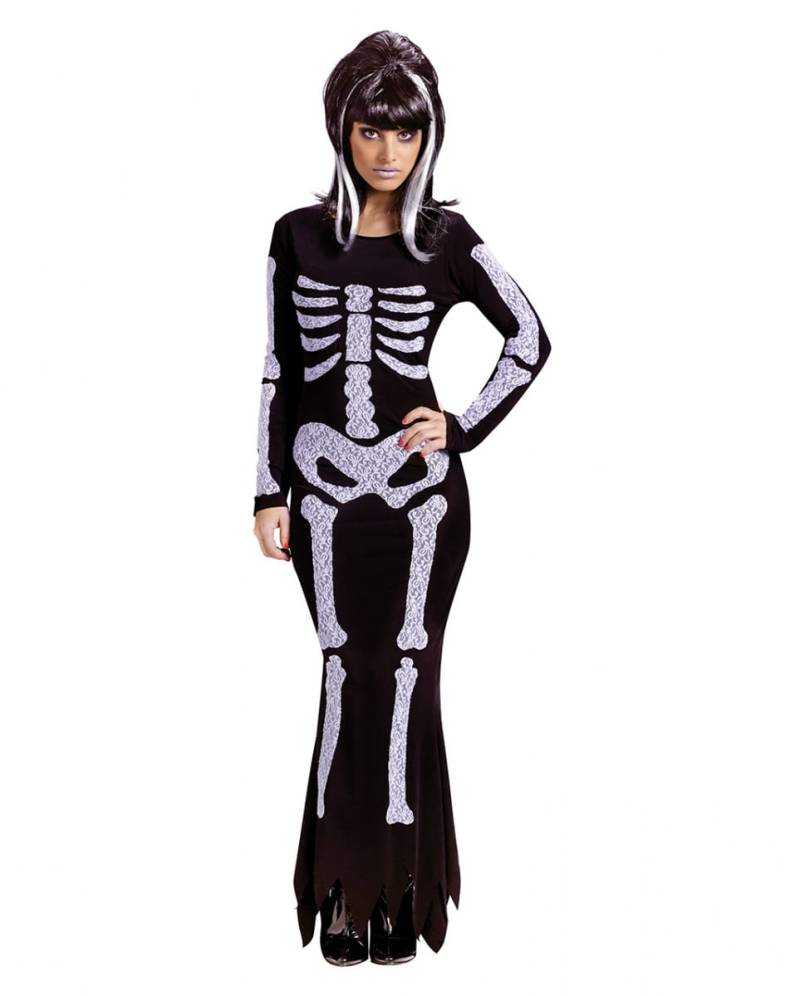 Skelettkleid Kostüm SM   Kostüm einer Skelett Prinzessin von Karneval Universe
