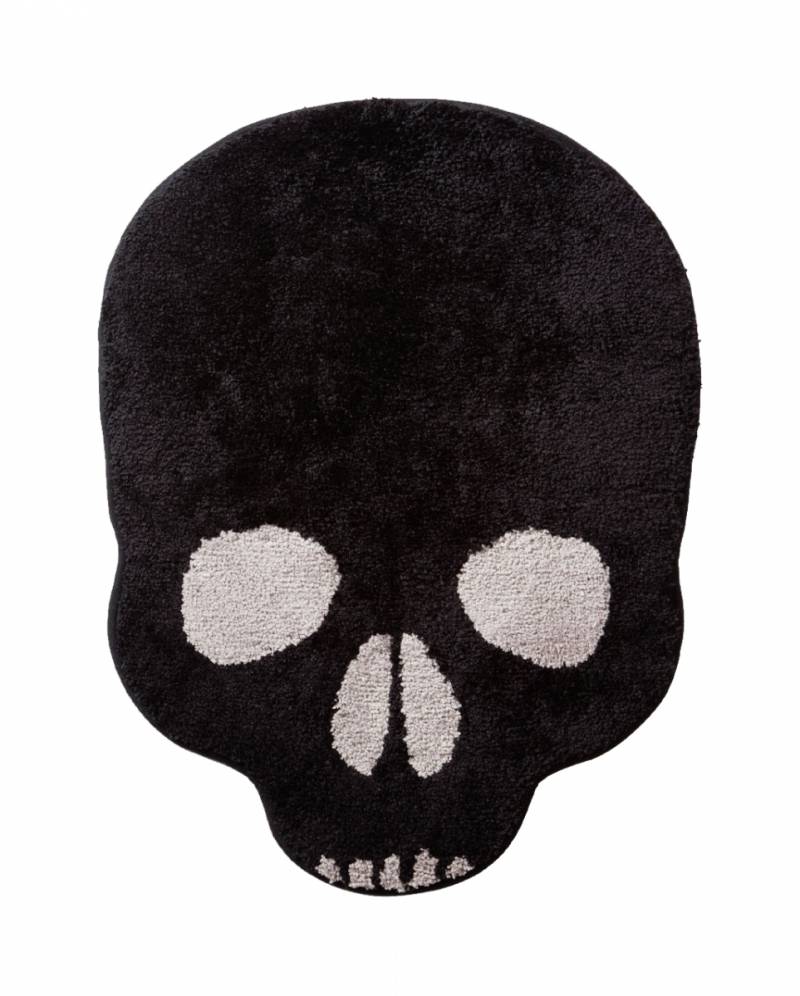 Skull Badezimmer Teppich KILLSTAR  Gothic Wohndeko von Karneval Universe