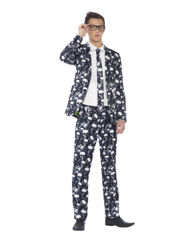 Skull Suit für Teens   Totenkopf Anzug für Jugendliche XS von Karneval Universe