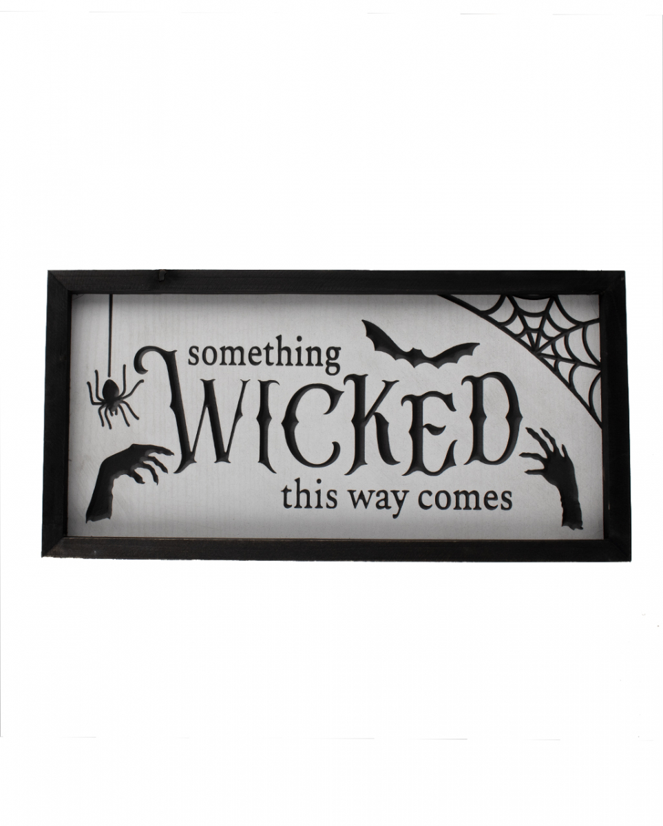 Something Wicked this Way comes Halloween Wandbild 40cm ➤ von Karneval Universe
