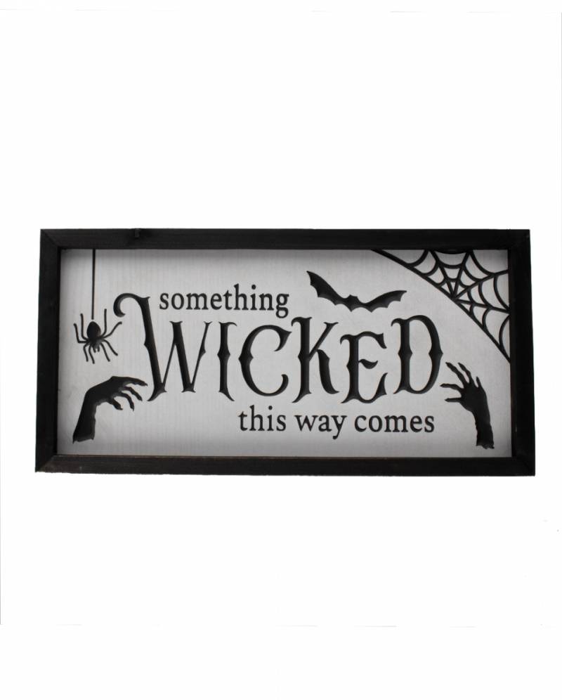Something Wicked this Way comes Halloween Wandbild 40cm ➤ von Karneval Universe