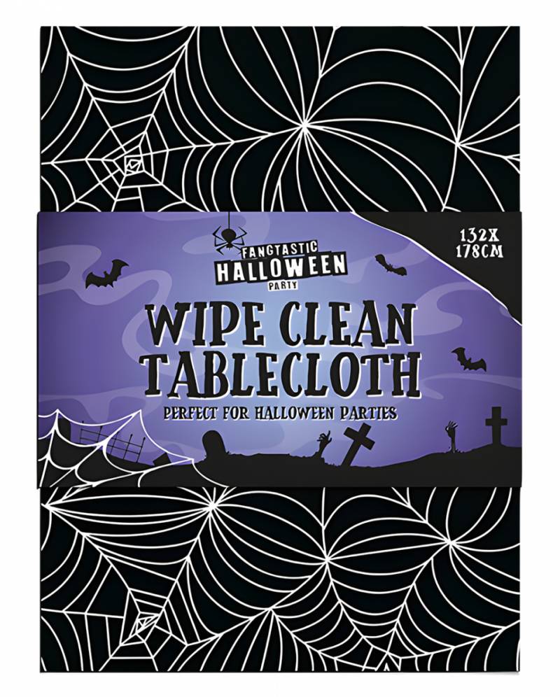 Spinnennetz Halloween Tischdecke 132x178cm für ? von Karneval Universe
