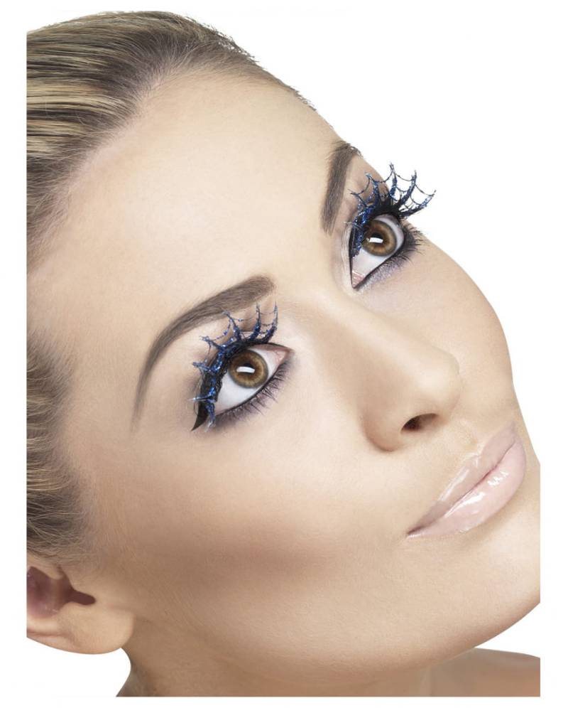 Spinnweben Wimpern als Make-Up Zubehör für Fasching & Halloween von Karneval Universe
