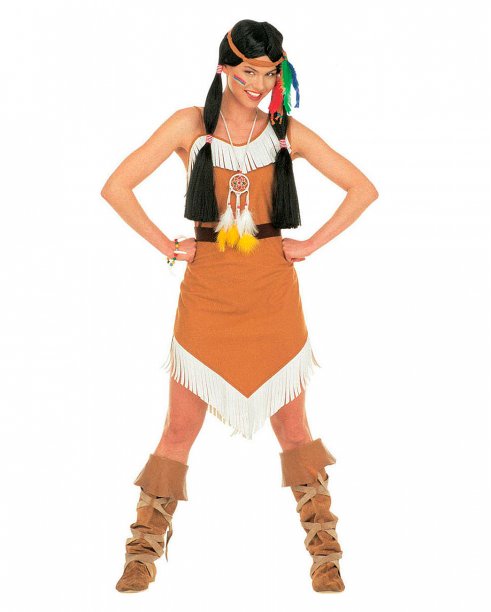 Squaw / Indianerin Kostüm Gr. S für Fasching von Karneval Universe