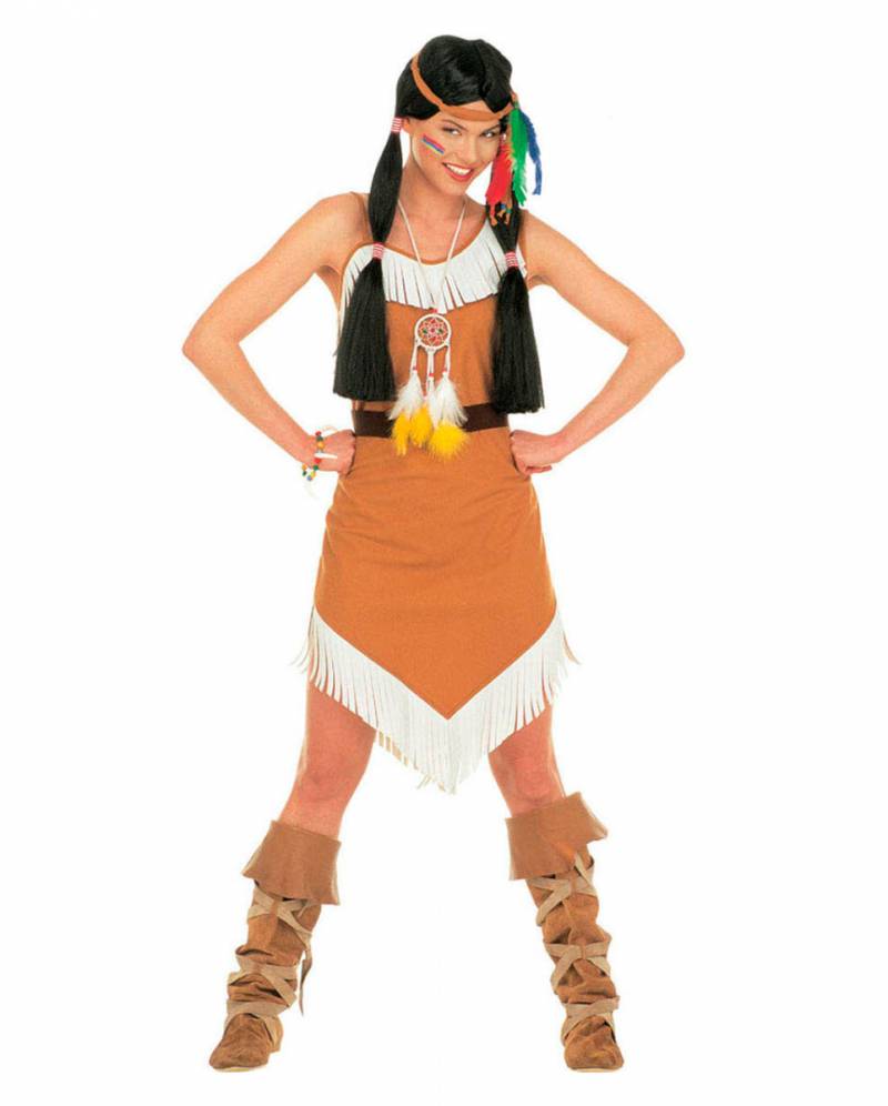 Squaw / Indianerin Kostüm Gr. S für Fasching von Karneval Universe