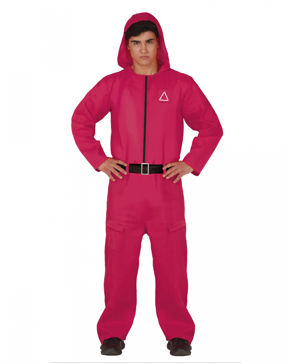 Squid Game Kostüm Wärter  Wächter Overall L 52/54 von Karneval Universe