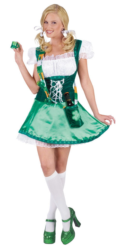 St. Patrick’s Day Dirndl  St. Patricks Day Kostüme S/M 34-36 von Karneval Universe