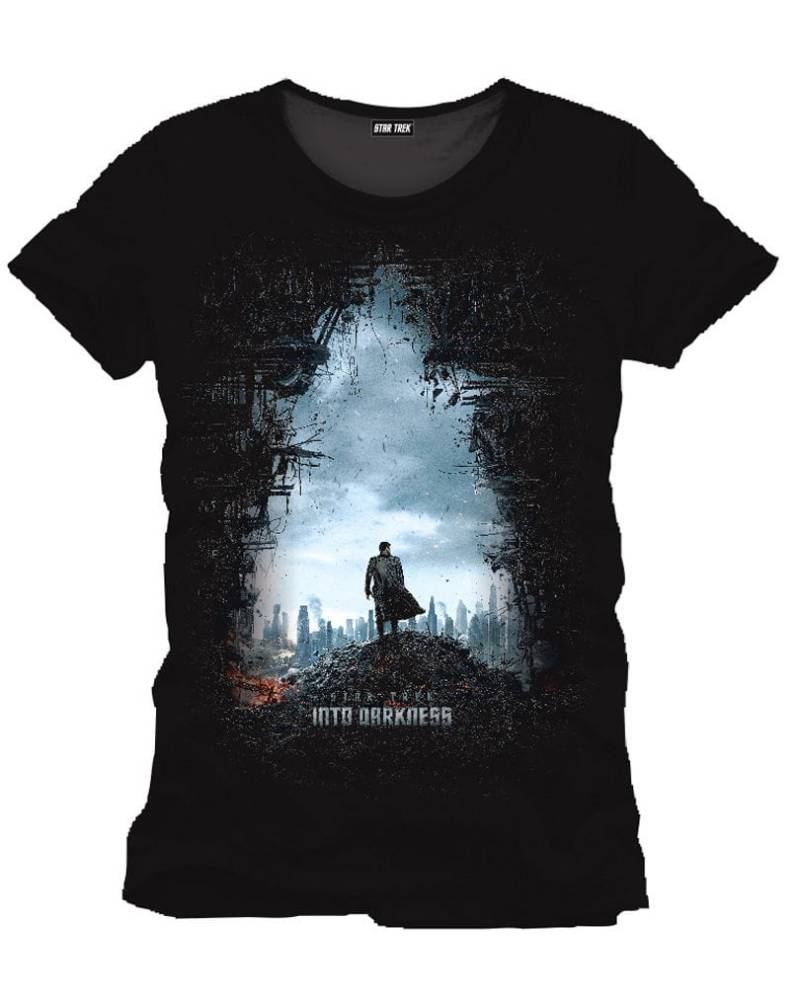 Star Trek Into Darkness Cover T-Shirt   Star Treck Merchandise für Filmfans S von Karneval Universe