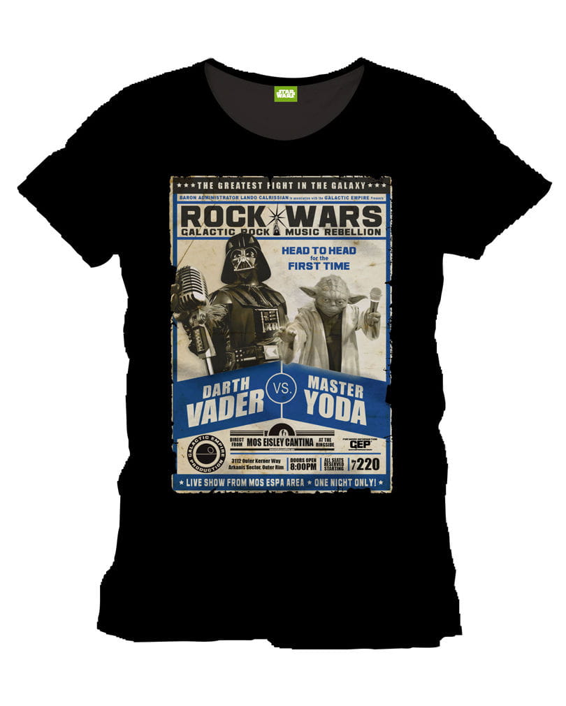 Star Wars Darth Vader vs. Yoda T-Shirt   Krieg der Sterne Fanartikel S von Karneval Universe