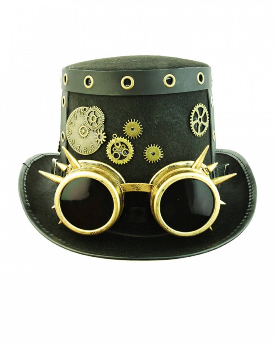 Steampunk Hut mit Fliegerbrille ➔ Kostümzubehör ✓ von Karneval Universe