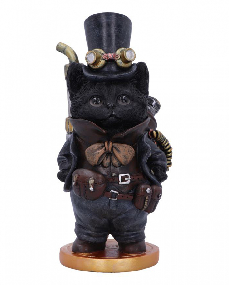 Steamsmith's Steampunk Katzenfigur 19,5cm ★ von Karneval Universe