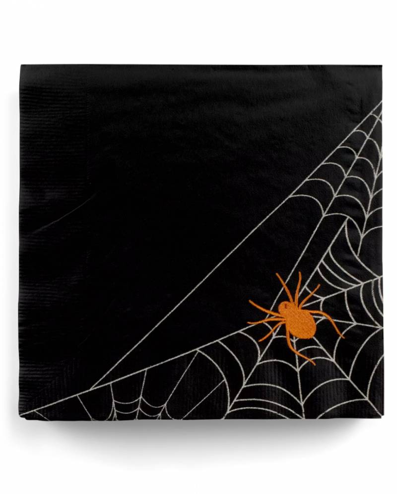 Stoffserviette Spinnenmotiv für Halloween ➔ ? von Karneval Universe