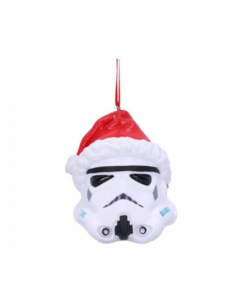 Stormtrooper mit Nikolausmütze Weihnachtskugel Star Wars ★ von Karneval Universe