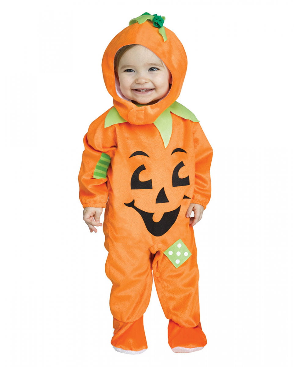 Süßer Kürbis Kleinkinderkostüm  Halloween Baby Verkleidung S 6-12 Monate von Karneval Universe
