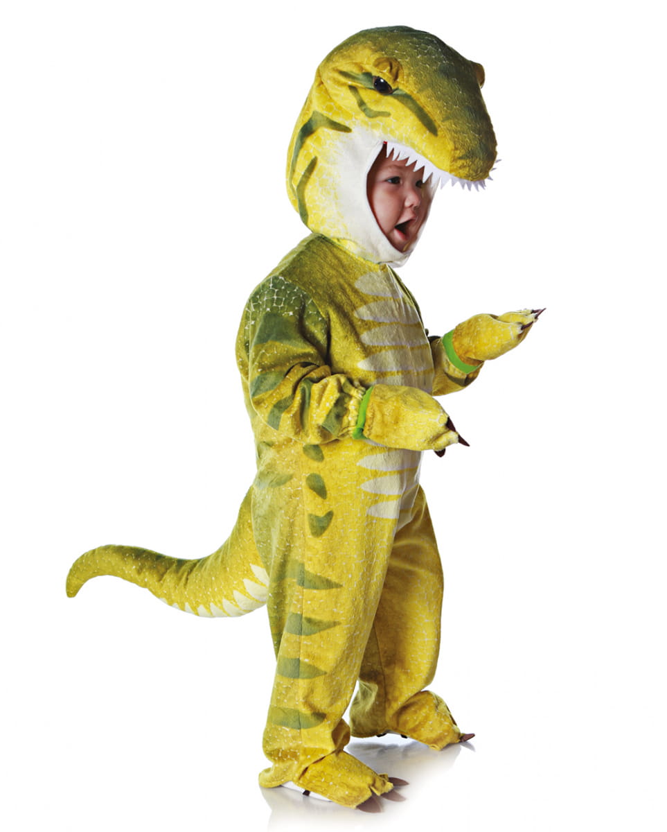 T-Rex Kleinkinderkostüm Grün für Fasching XL von Karneval Universe