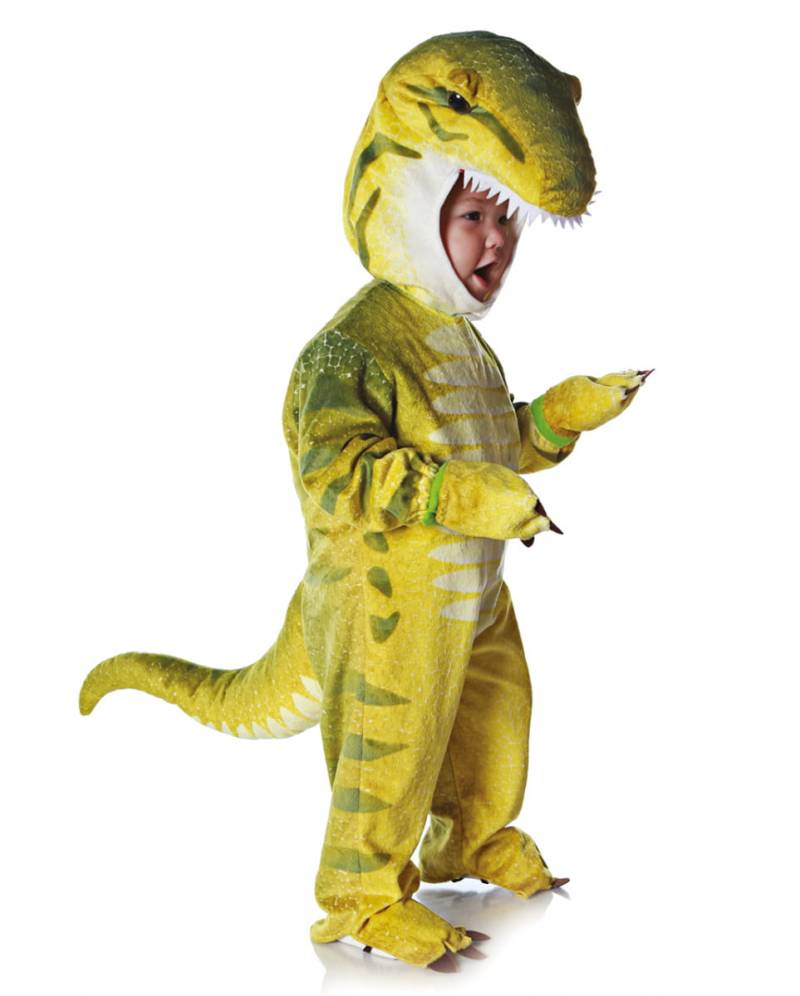 T-Rex Kleinkinderkostüm Grün für Fasching XL von Karneval Universe