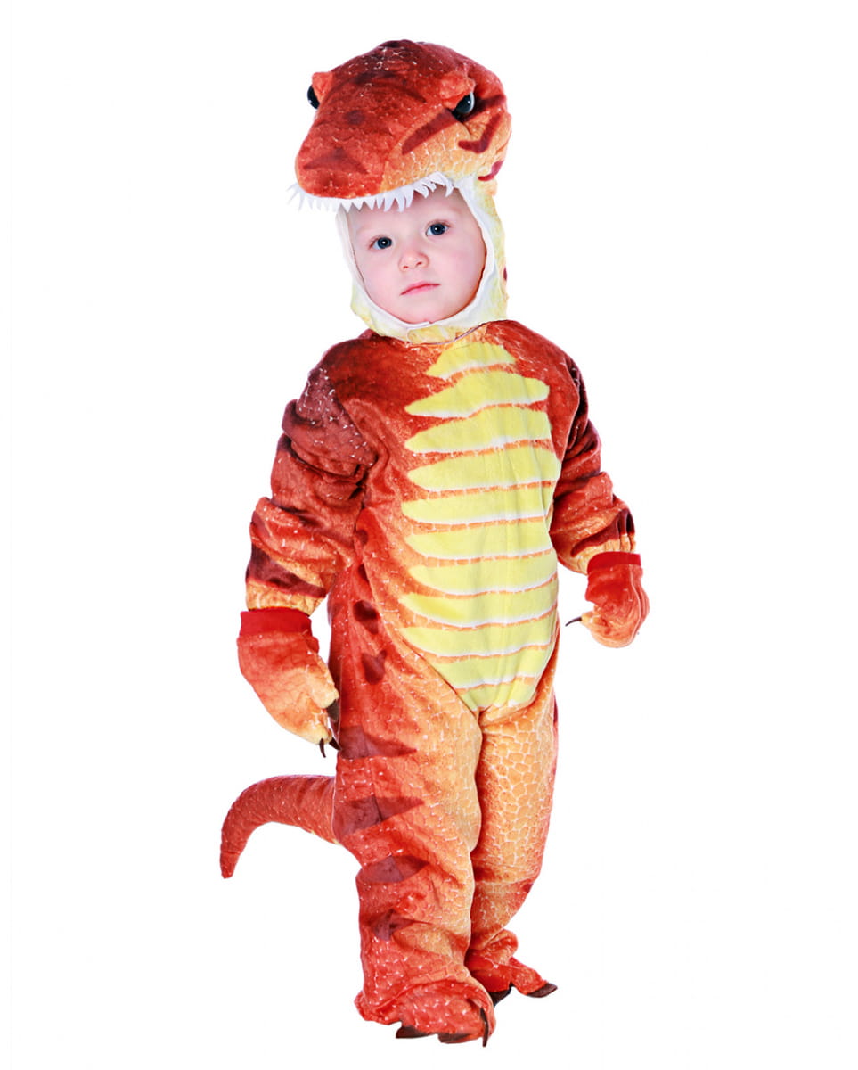 T-Rex Kleinkinderkostüm Rot für Fasching XL von Karneval Universe