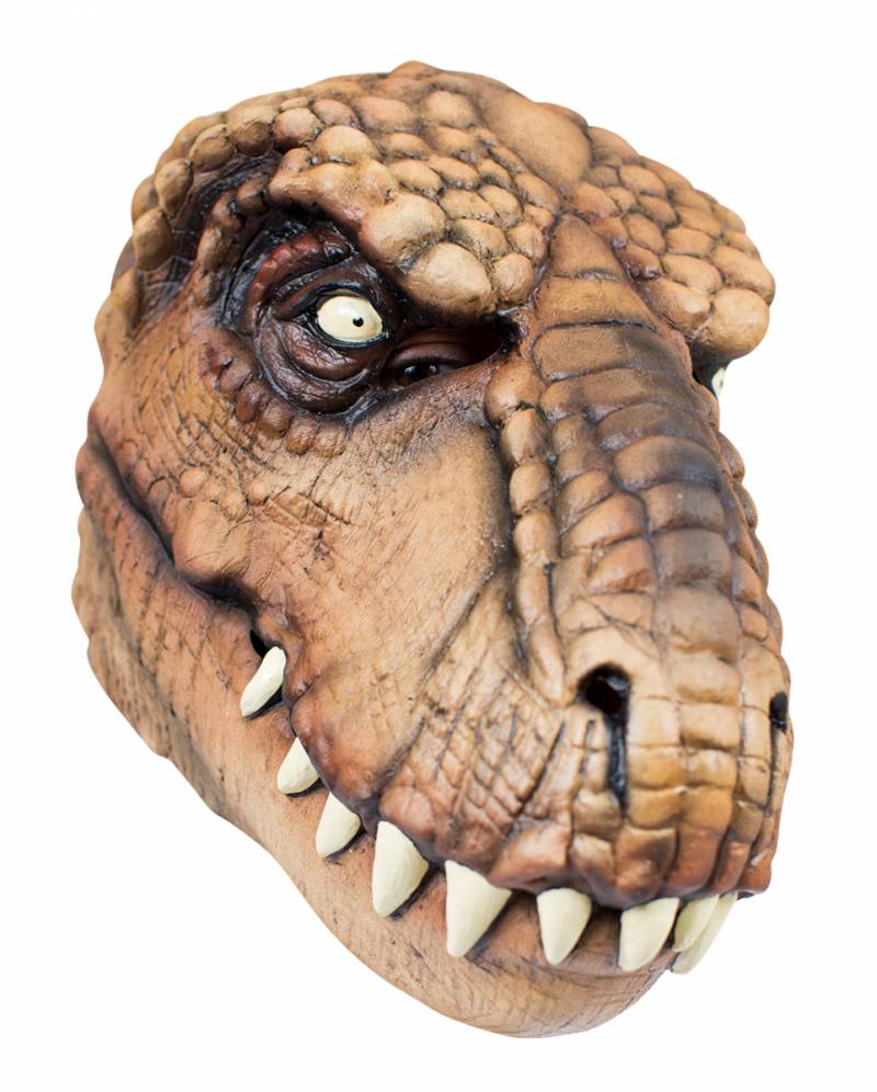 T-Rex Latex Maske  Dino Faschings Maske von Karneval Universe